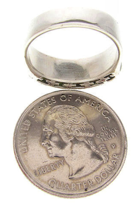 Turquoise Southwest Sterling Silver Ring Size 5 MW64046